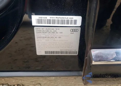 2015 Audi Q5 Premium Plus from USA, damaged, VIN WA1LFAFP0FA057124